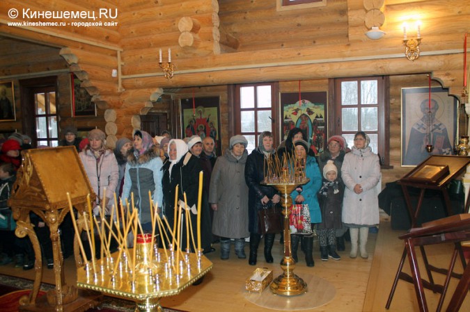 В Кинешме освятили новый православный храм фото 8