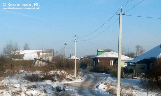 Фотография сделана после уборки снега