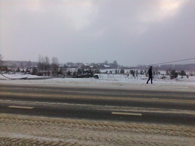 В Ивановской области перевернулся автомобиль фото 2
