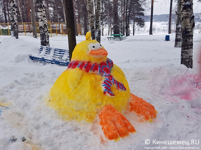 В Кинешме прошёл конкурс снежных фигур фото 20