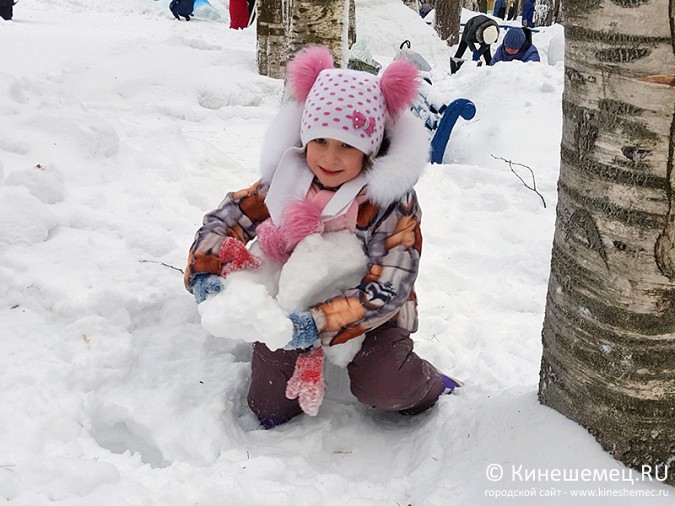 В Кинешме прошёл конкурс снежных фигур фото 5