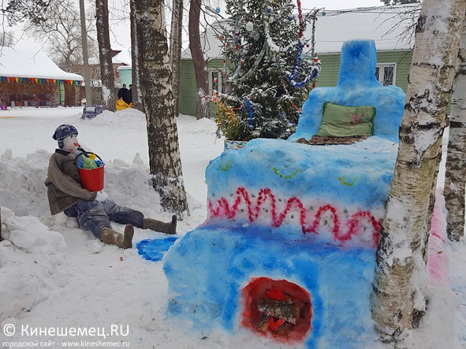 В Кинешме прошёл конкурс снежных фигур фото 16