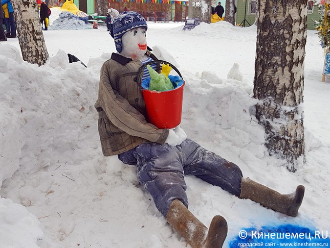 В Кинешме прошёл конкурс снежных фигур фото 15