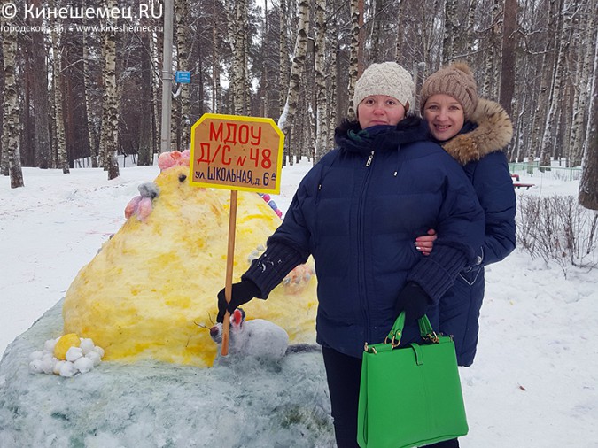 В Кинешме прошёл конкурс снежных фигур фото 28