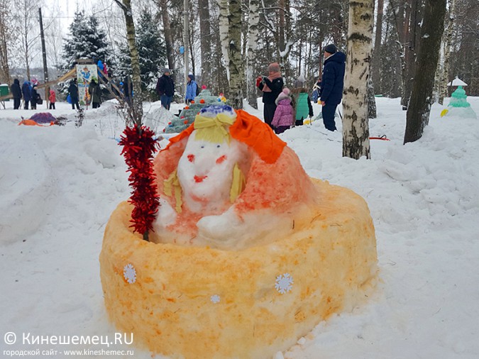 В Кинешме прошёл конкурс снежных фигур фото 23