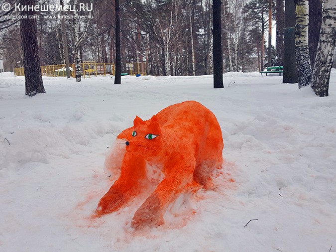 В Кинешме прошёл конкурс снежных фигур фото 24