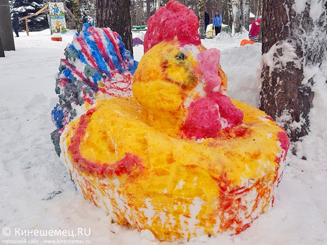В Кинешме прошёл конкурс снежных фигур фото 17