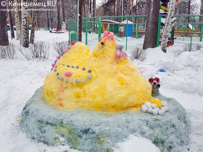 В Кинешме прошёл конкурс снежных фигур фото 27