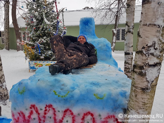 В Кинешме прошёл конкурс снежных фигур фото 22