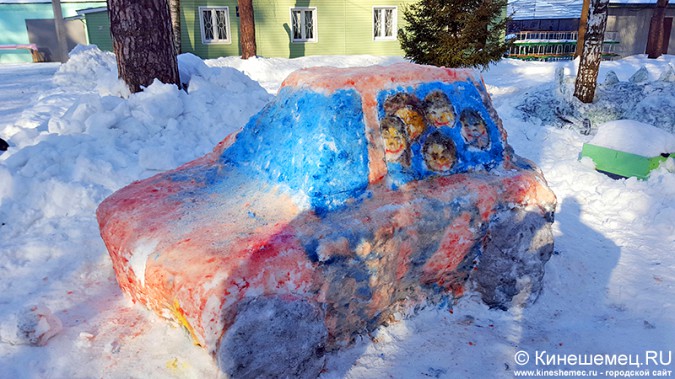 В Кинешме вылепили снежное сердце фото 10