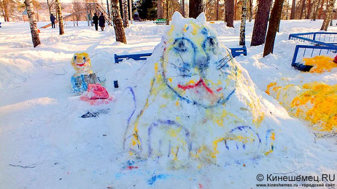 В Кинешме вылепили снежное сердце фото 3
