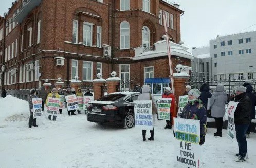 Жители Станко пикетируют правительство Ивановской области фото 3