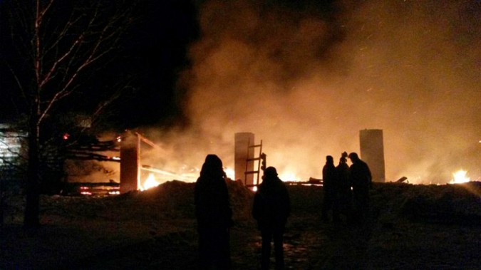 Несколько десятков поросят погибли при пожаре в Кинешемском районе фото 5