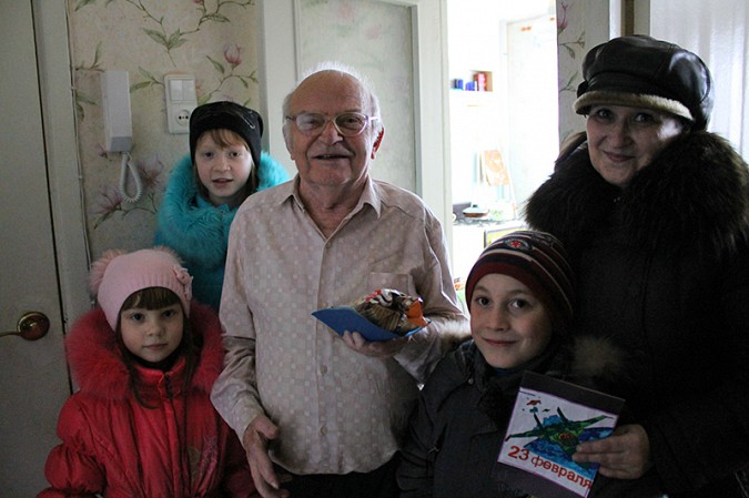 Воспитанники Кинешемского реабилитационного центра навестили ветеранов фото 3