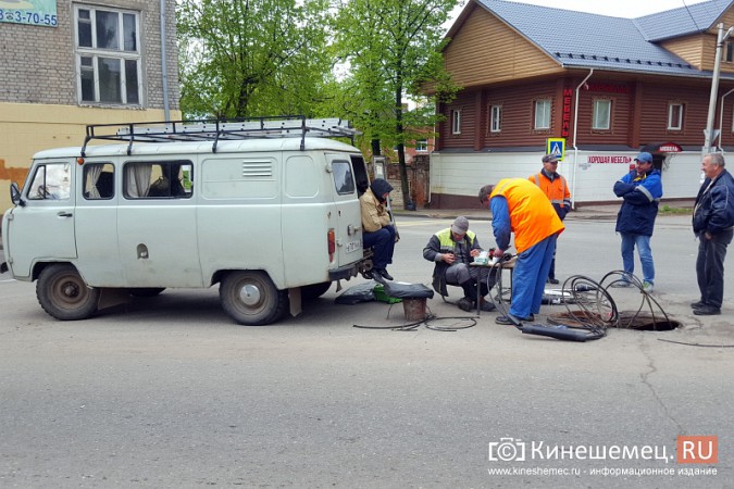 В центре Кинешмы произошла авария на оптоволоконных сетях фото 6