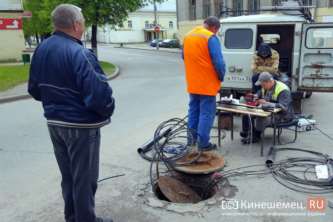 В центре Кинешмы произошла авария на оптоволоконных сетях фото 3