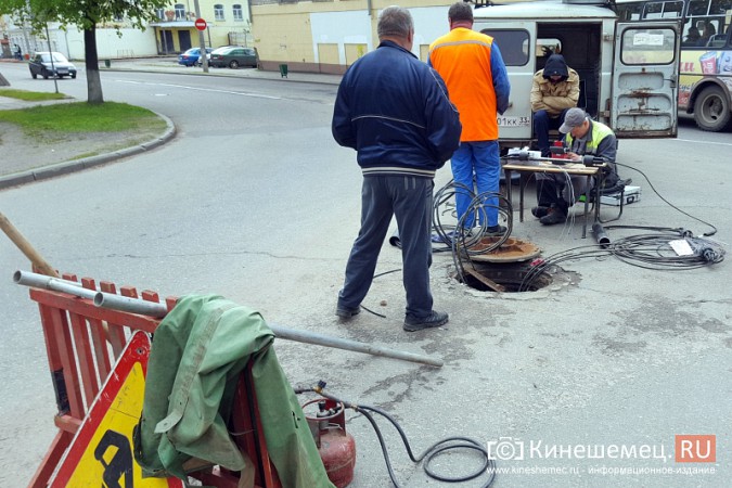 В центре Кинешмы произошла авария на оптоволоконных сетях фото 4