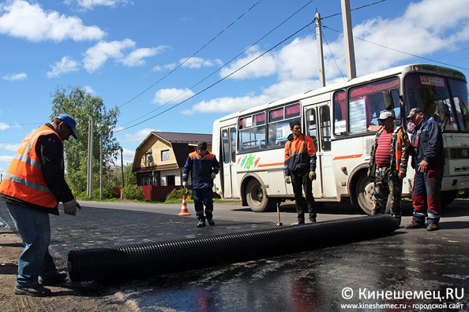 При ремонте дорог Кинешмы применяют новые технологии фото 6