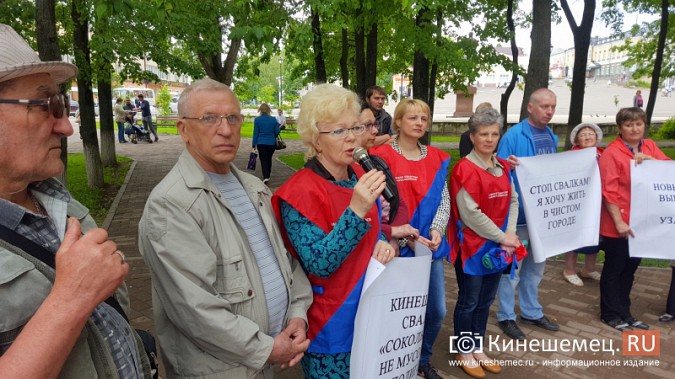 Советник Павла Конькова вышла на митинг против повышения коммунальных тарифов в Кинешме фото 7