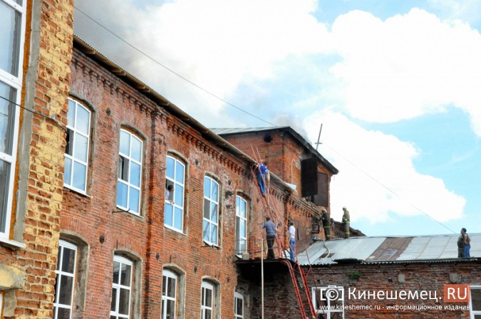 Пожар на хлопчатобумажном комбинате "Навтекс" в Ивановской области ликвидирован фото 7