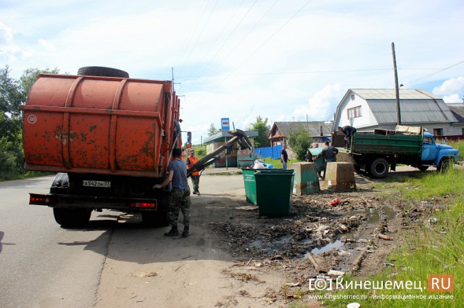 В Кинешме начали устанавливать новые мусорные контейнеры фото 6