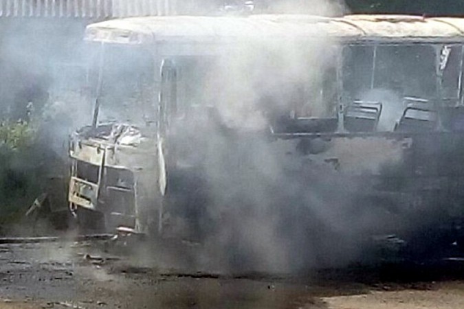 В Кинешме на глазах пассажиров сгорел автобус фото 5